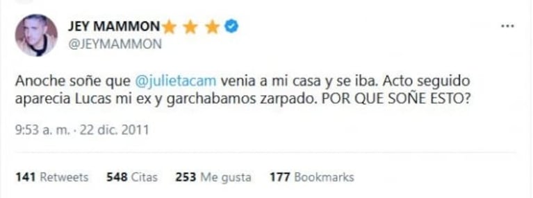 Se complica Jey Mammon: según el abogado de Lucas Benvenuto habría "fotos y videos"