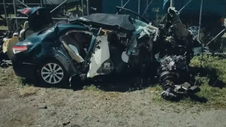 Se comprobó que el auto al chocar iba a más de 160 kilómetros por hora.