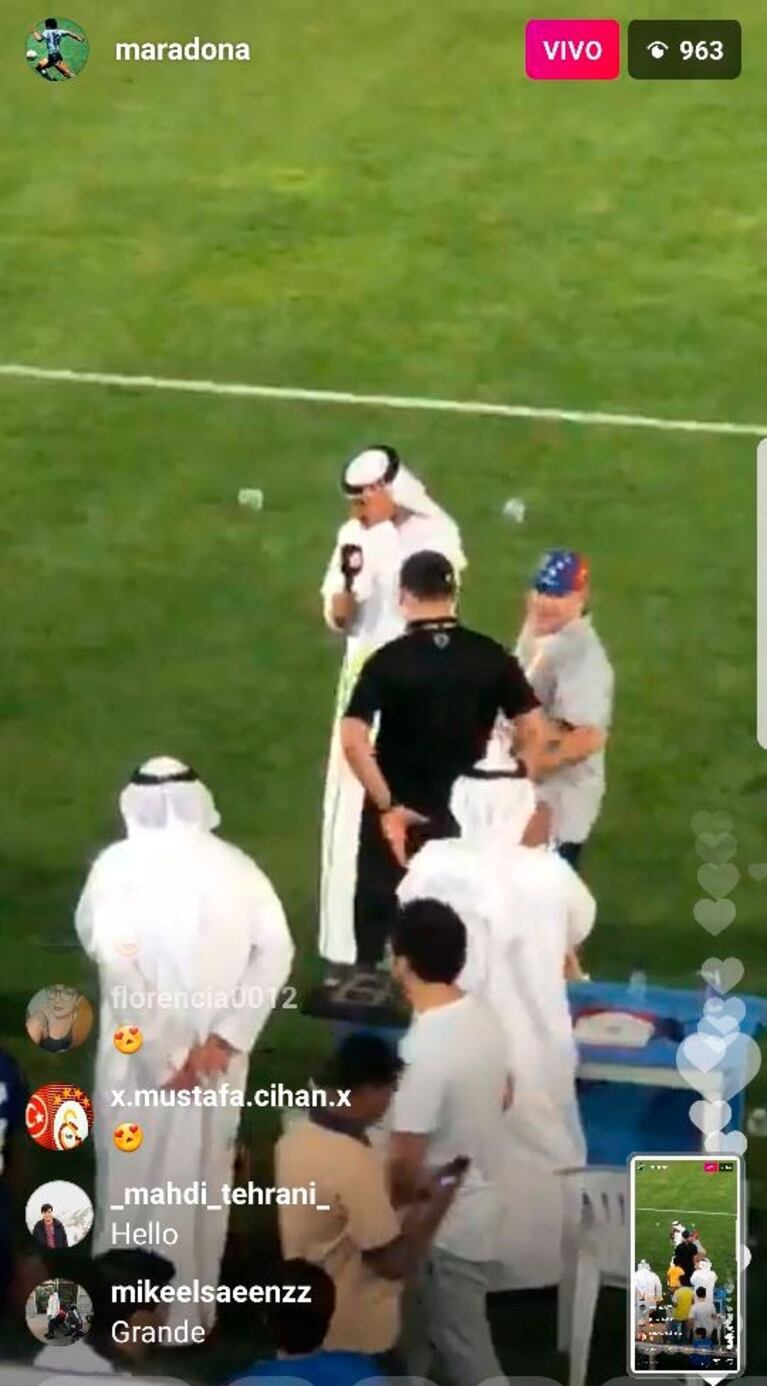 ¡Se confirmó! Maradona no estará en el casamiento de Dalma: las imágenes de Diego en Dubai 