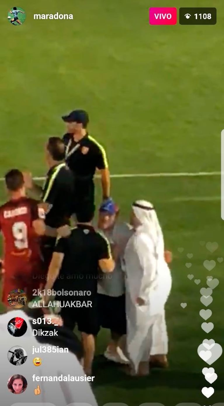 ¡Se confirmó! Maradona no estará en el casamiento de Dalma: las imágenes de Diego en Dubai
