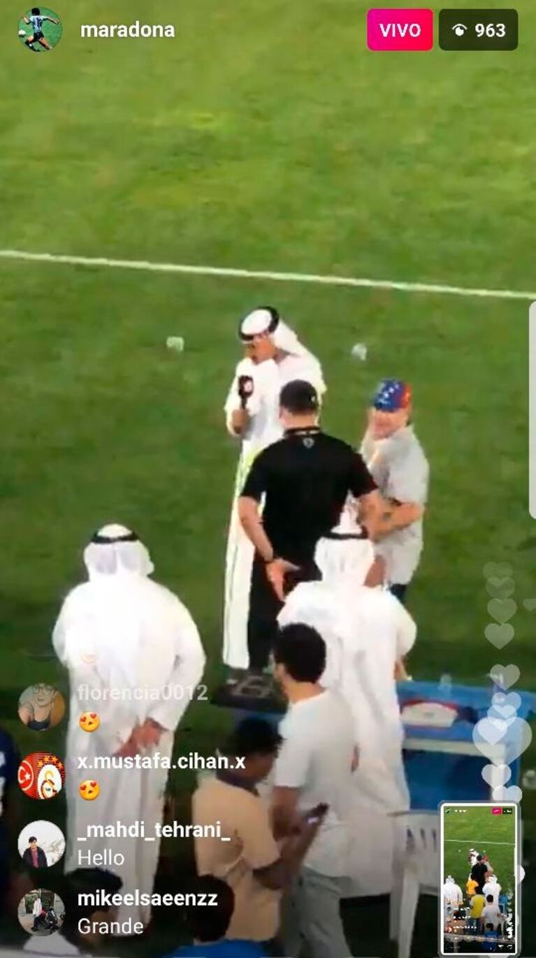 ¡Se confirmó! Maradona no estará en el casamiento de Dalma: las imágenes de Diego en Dubai 