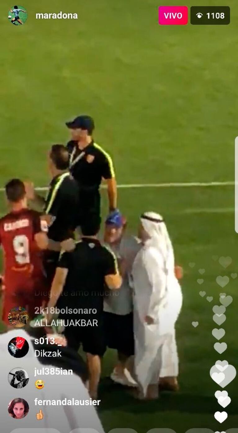 ¡Se confirmó! Maradona no estará en el casamiento de Dalma: las imágenes de Diego en Dubai
