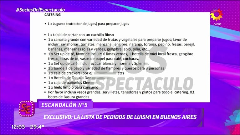 Se conocieron las insólitas exigencias de Luis Miguel para sus recitales en Argentina