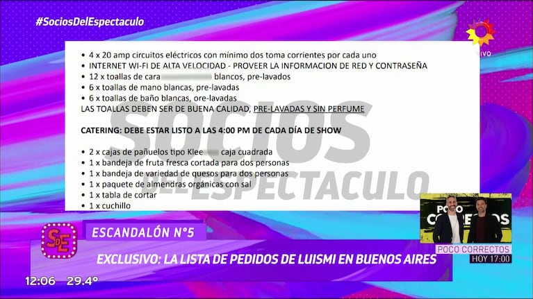 Se conocieron las insólitas exigencias de Luis Miguel para sus recitales en Argentina