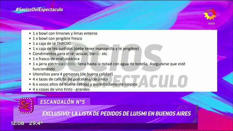 Se conocieron las insólitas exigencias de Luis Miguel para sus recitales en Argentina