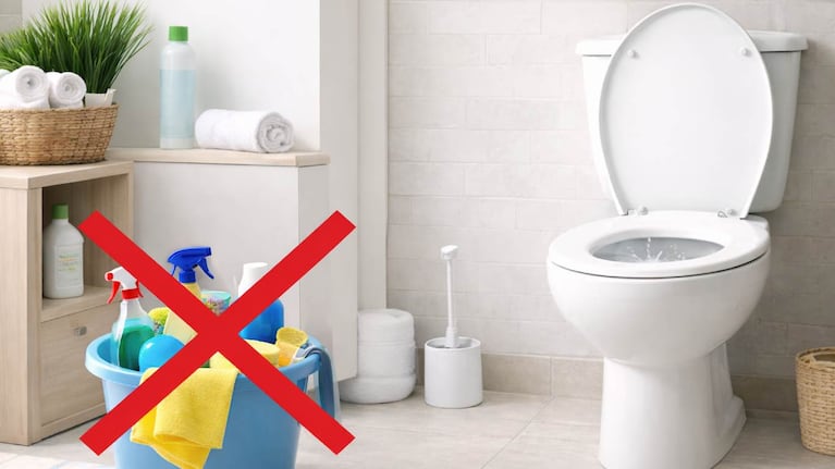 Se está haciendo viral un nuevo truco casero que reemplaza a los productos tradicionales para limpiar el inodoro. Foto: IA