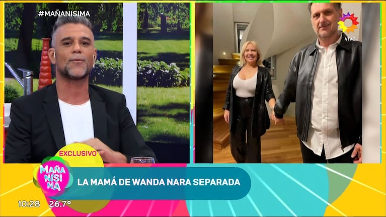 Se separó Nora Colosimo, la mamá de Wanda Nara: “Ella está muy dolida”