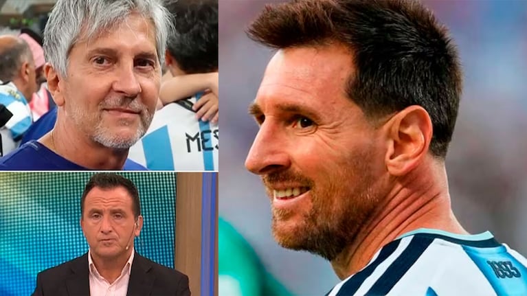 Se supo cómo afectó a Lionel Messi la fake news sobre la muerte de su padre (captura de eltrece y Leo Messi foto: AP /Ed Zurga))