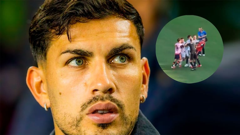 Se supo por qué Leandro Paredes agredió a Eric García y Gavi tras la final del Mundial (Foto de Instagram @leoparedes20 y web)