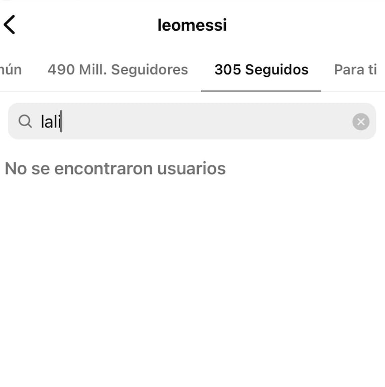 Se supo por qué Lionel Messi dejó de seguir a Lali Espósito en Instagram