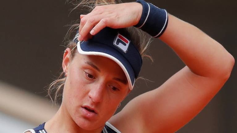 Se terminó el sueño: Nadia Podoroska quedó eliminada en semifinales de Roland Garros