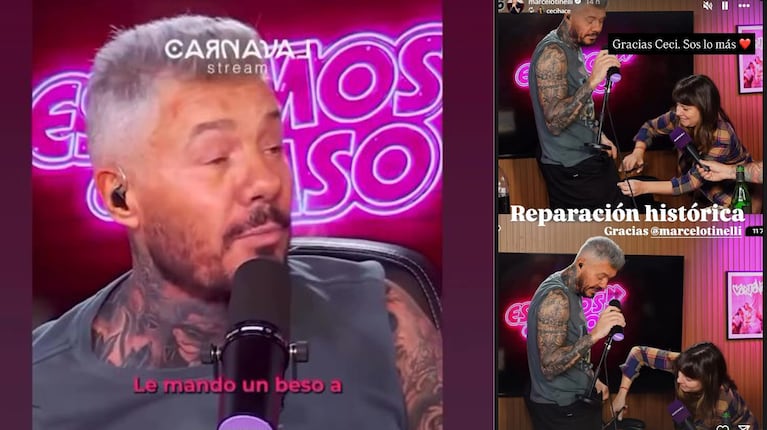 Se vengaron de Marcelo Tinelli en vivo: le cortaron el pantalón como él hacía con las polleritas