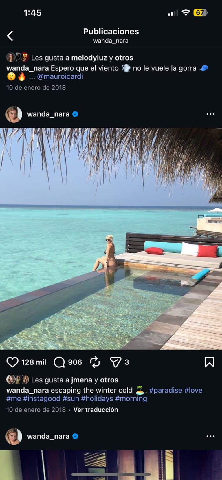 Se viralizaron fotos de Wanda Nara e Icardi en el lugar donde hoy está Migueles: las impactantes coincidencias