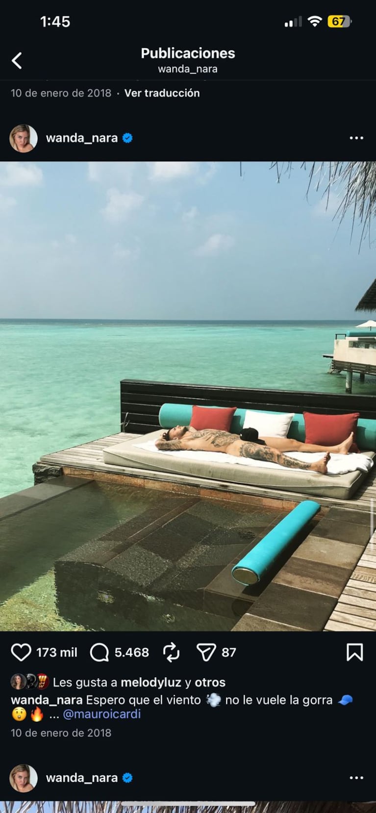 Se viralizaron fotos de Wanda Nara e Icardi en el lugar donde hoy está Migueles: las impactantes coincidencias