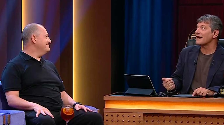 Sebastián Marroquín, el hijo de Pablo Escobar" en Otro Día Perdido (Foto: captura eltrece)