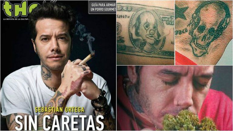 Sebastián Ortega es la tapa de agosto de THC, la revista de la cultura cannábica.  Foto: THC