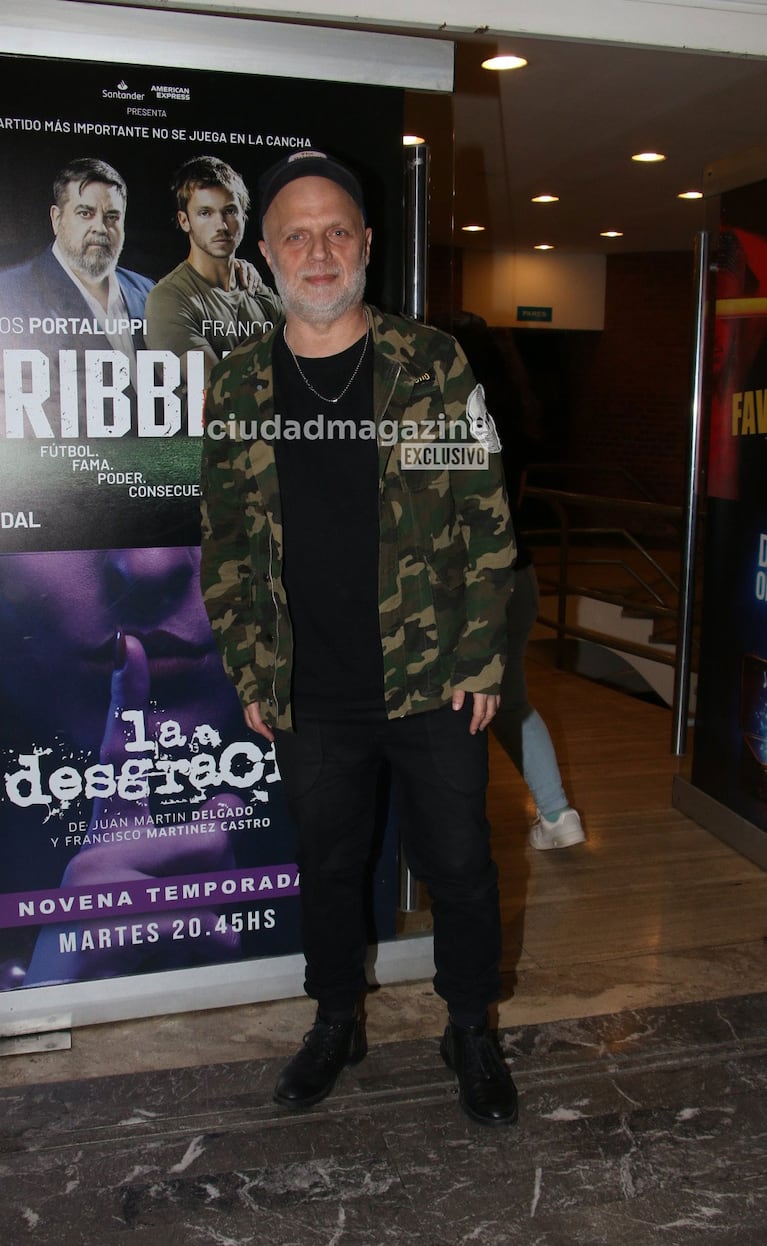 Sebastián Wainraich en el estreno de Dribbling (Foto: Movilpress).