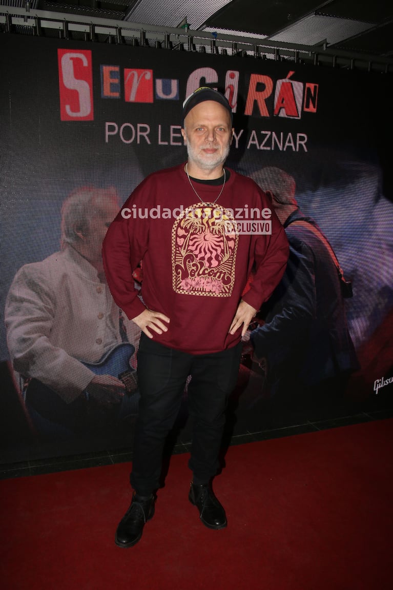 Sebastián Wainraich en el regreso de Serú Girán (Foto: Movilpress).