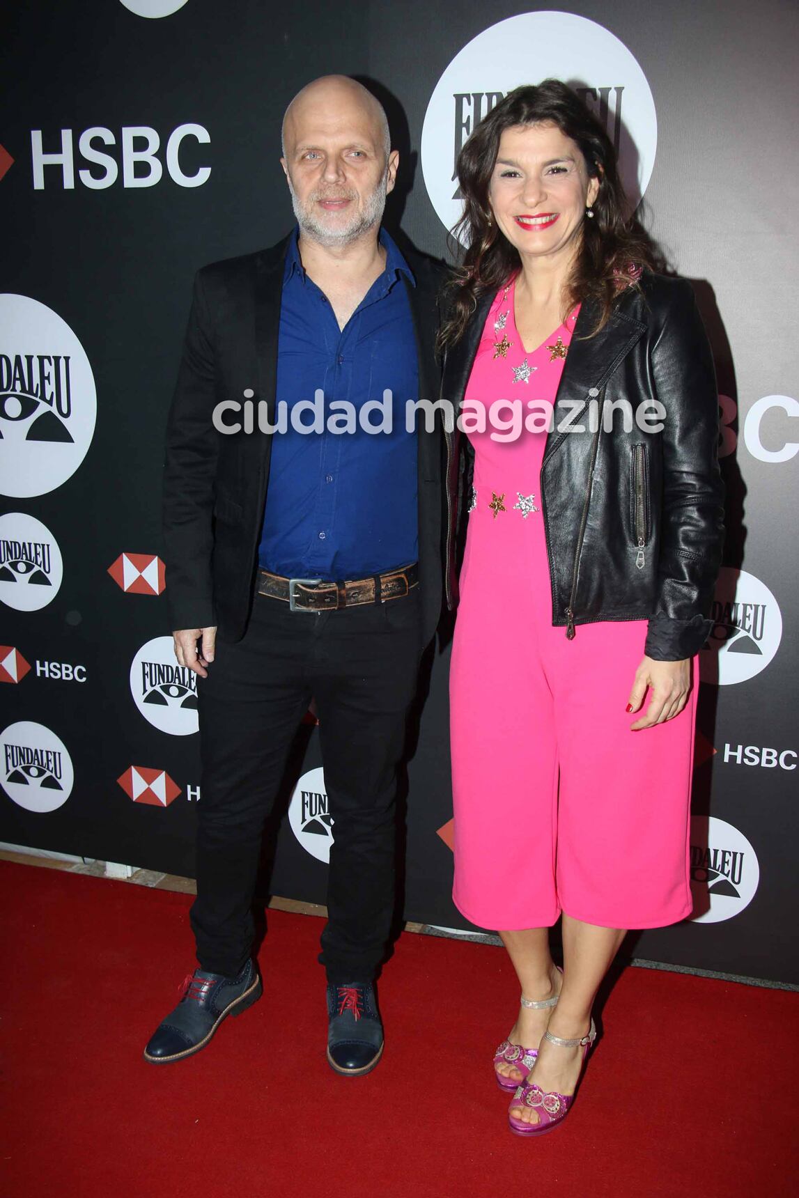 Sebastian Wainraich y Dalia Gutmann en la gala solidaria de Fundaleu. (Foto: Movilpress)