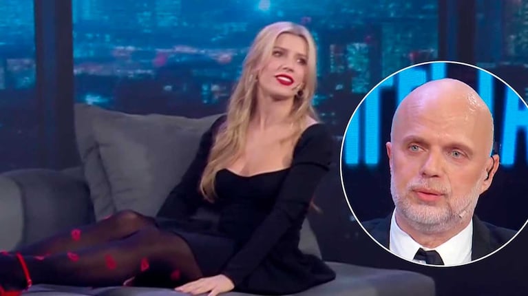 Sebastián Wainraich y Laurita Fernández en La noche perfecta (Foto: captura eltrece)
