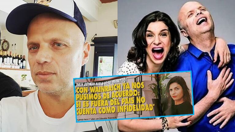 Sebastián Wainraich y su reacción al ver las declaraciones de Dalia. 