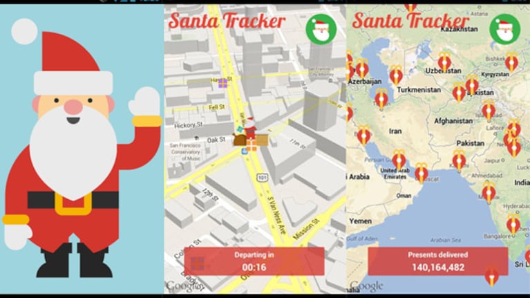 Seguí el recorrido de Papá Noel con Santa Tracker. (Imagen: web)
