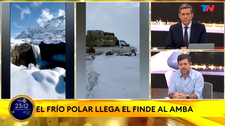 Según el meteorólogo, las temperaturas podrían alcanzar grados bajo cero en algunas regiones de la provincia.