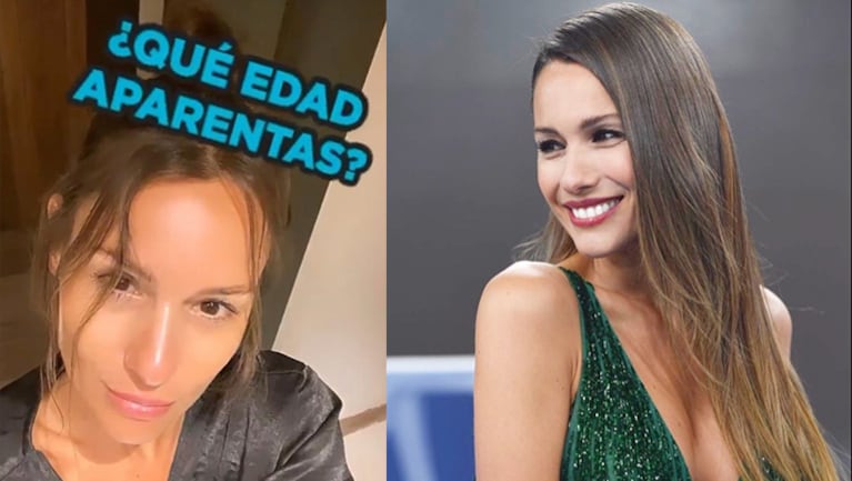 Según la app, ¿cuántos años tiene Pampita?