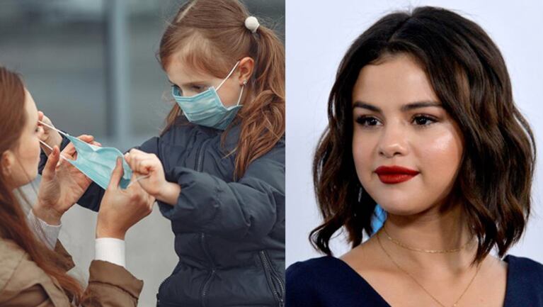Selena aportó su granito de arena a la lucha contra el coronavirus.