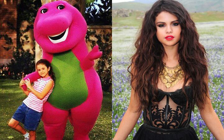 Selena Gomez sentía atracción por Barney cuando era una nena 