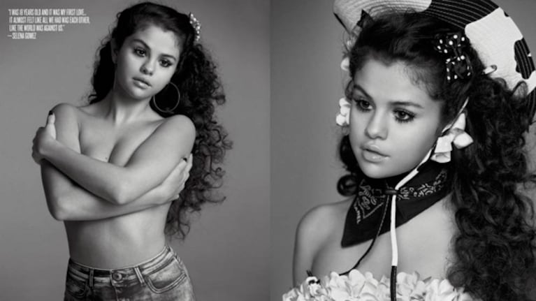 Selena Gómez, topless y polémica. (Fuente:Vmagazine)