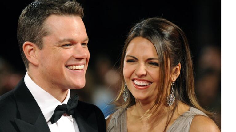 Sep 07, 2009 - Venice, Italy - Actor MATT DAMON and wife LUCIANA BOZAN BARROSO on the red carpet at 'The Informant!' Premiere during the 66th Venice International Film Festival (Newscom TagID: zumaredwestphotos391194) [Photo via Newscom]