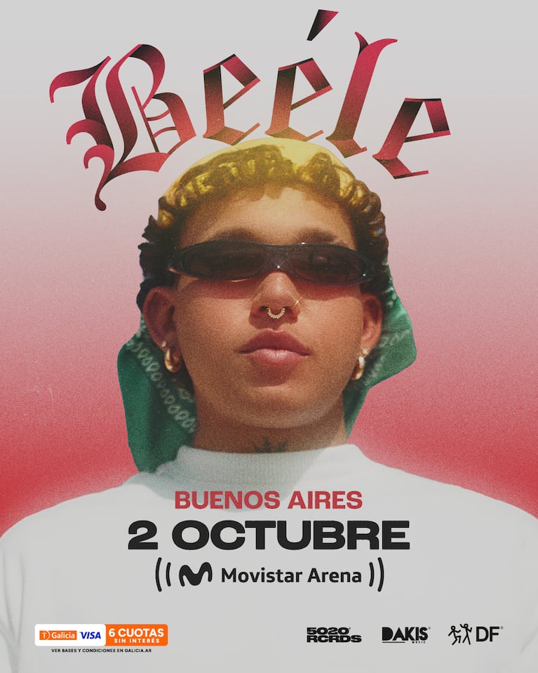 Será el primer show de Beéle en Argentina.