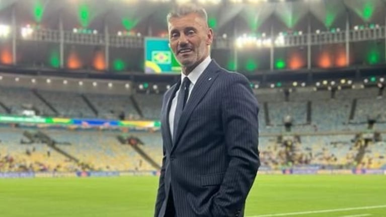 Sergio Goycochea en su rol actual de comunicador. Se retiró del fútbol en 1999. Foto: Instagram @okgoyco90