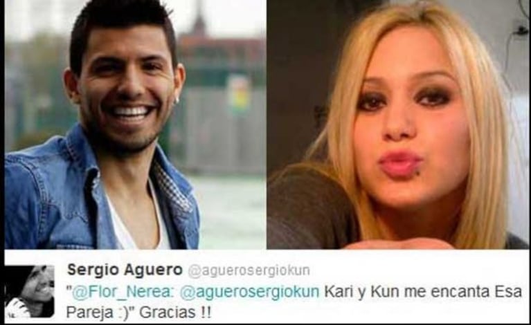 Sergio "Kun" Agüero y Karina ya confirmaron su relación. (Fotos: Web y Twitter @aguerosergiokun)