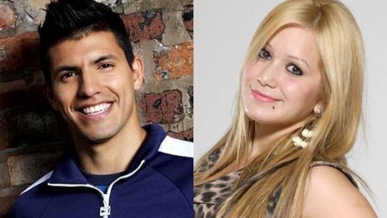 Sergio "Kun" Agüero y la Princesita Karina están juntos en Inglaterra (Fotos: Web).