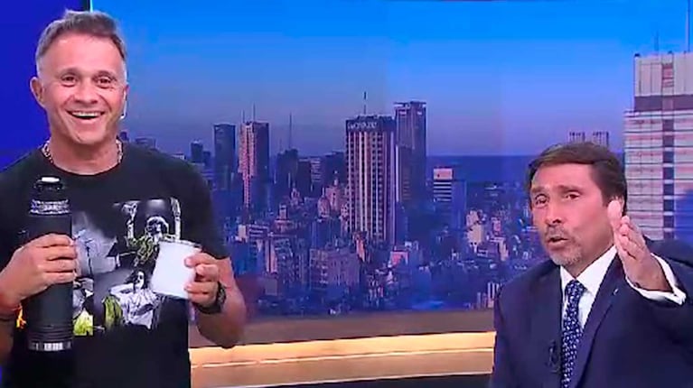 Sergio Lapegüe y Eduardo Feinmann (Foto: captura A24)