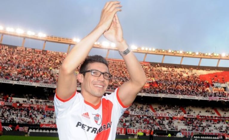 Sergio Maravilla Martínez homenajeado en por River Plate, el club de sus amores, (Foto: Web)