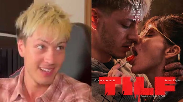 Seven Kayne y Gime Accardi (Fotos: captura Yo Nunca Nunca y Instagram @gimeaccardi)