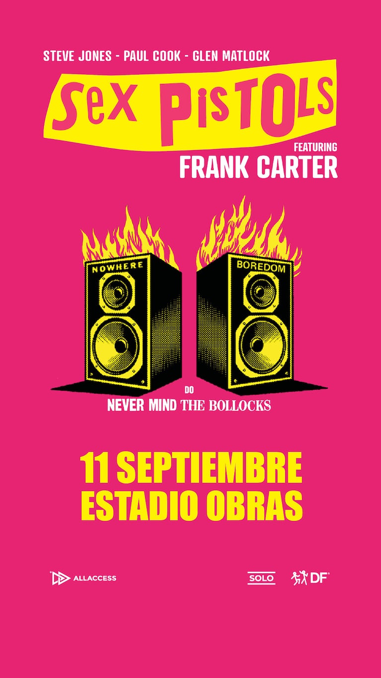 Sex Pistols en Argentina: precios de las entradas