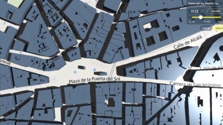Shadowmap, el servicio de mapas que muestra en qué calles hay sombra en tiempo real