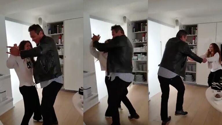 Shakira festejó el cumple de su hermano bailando merengue.