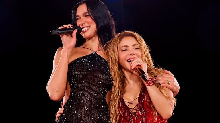 Shakira invitó al escenario de Madrid a Dua Lipa (Foto: Instagram @shakira)