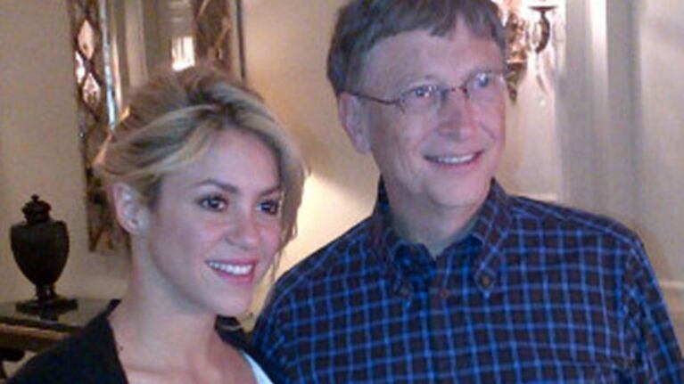 Shakira se reunió con Bill Gates. (Foto: @shakira)