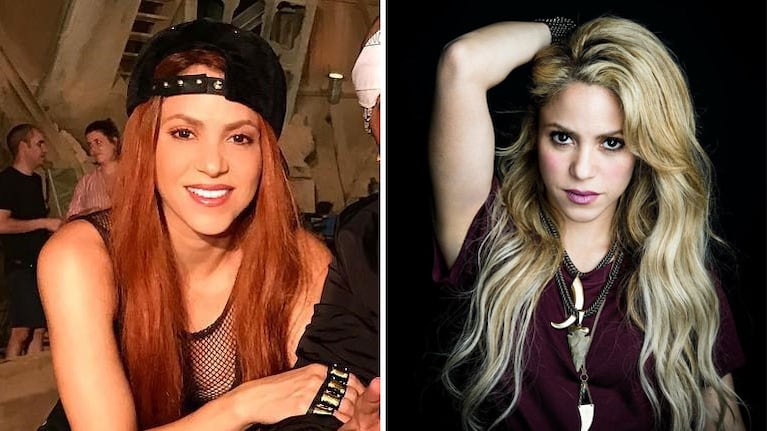 Shakira volvió a tener cabello colorado y abandonó el rubio. (Foto: instagram)