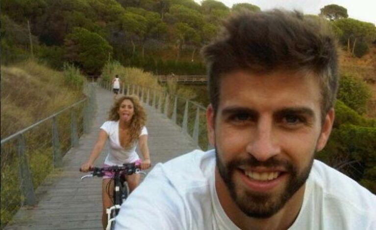 Shakira y Gerard Piqué deportivos. (Foto: Twitter)