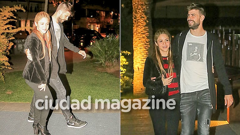 Shakira y Gerard Piqué, enamorados por las calles de Barcelona  (Grosby Group)