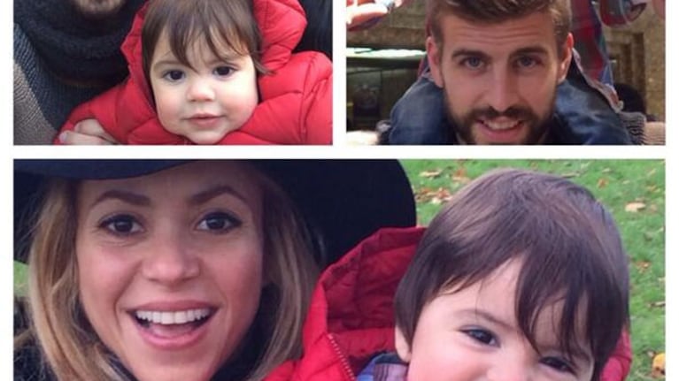 Shakira y Gerard Piqué niegan las versiones de separación con fotos junto a Milan. (Foto: @shakira)