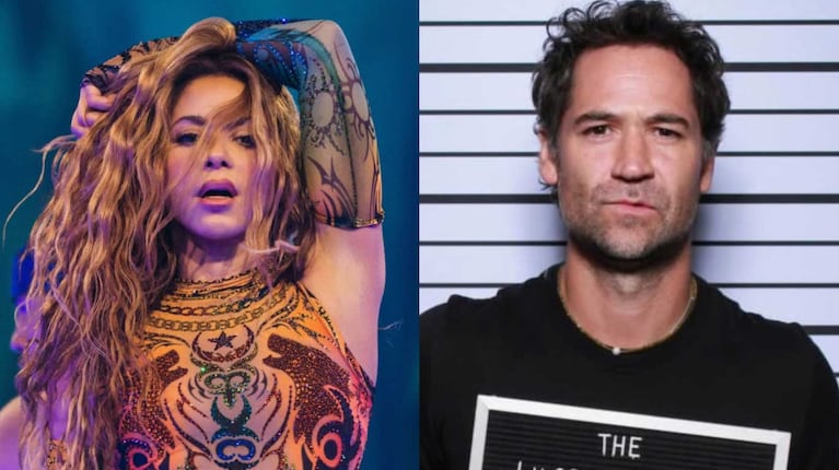 Shakira y Manuel García-Rulfo (Fotos: Instagram @shakira y @manu_rulfo)
