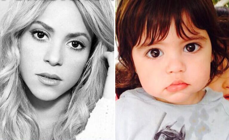 Shakira y Milan Piqué. (Foto: Twitter)